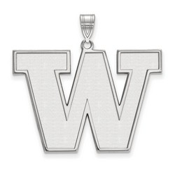 University of Washington Huskies XL Pendant in Sterling Silver 5.54 gr