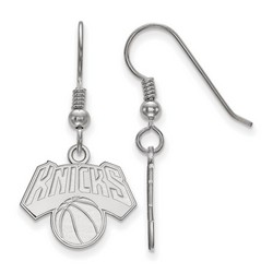 New York Knicks Small Dangle Earrings in Sterling Silver 2.15 gr