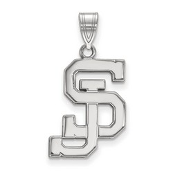 San Jose State University Spartans Large Pendant in Sterling Silver 1.95 gr