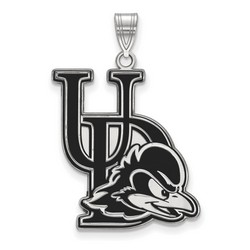 University of Delaware Fightin' Blue Hens XL Pendant in Sterling Silver 1.58 gr