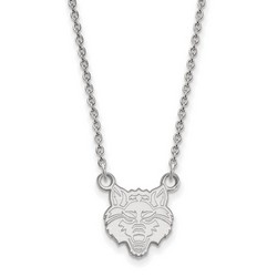 Arkansas State University Red Wolves Sterling Silver Pendant Necklace 2.91 gr