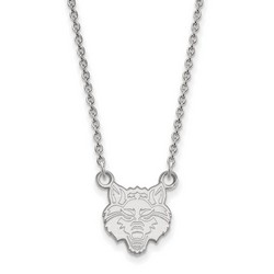 Arkansas State University Red Wolves Sterling Silver Pendant Necklace 2.91 gr