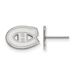 Montreal Canadiens XS Post Earrings in Sterling Silver 1.73 gr