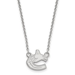 Vancouver Canucks Small Pendant Necklace in Sterling Silver 2.91 gr