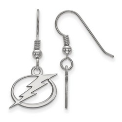 Tampa Bay Lightning Small Dangle Earrings in Sterling Silver 1.38 gr