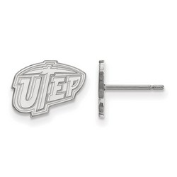 University Texas El Paso UTEP Miners XS Post Earrings in Sterling Silver 1.41 gr