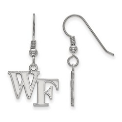 Wake Forest University Demon Deacons Dangle Earrings in Sterling Silver 1.84 gr