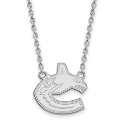 Vancouver Canucks Large Pendant Necklace in Sterling Silver 5.70 gr