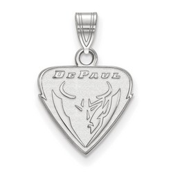 DePaul University Blue Demons Small Pendant in Sterling Silver 0.97 gr