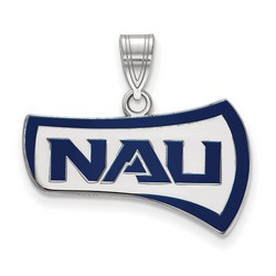 Northern Arizona University Lumberjacks Large Pendant in Sterling Silver 2.68 gr