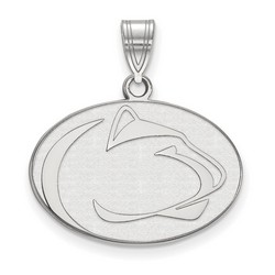 Penn State University Nittany Lions Medium Pendant in Sterling Silver 2.77 gr