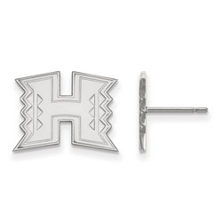 University of Hawaii Rainbow Warriors Small Sterling Silver Post Earrings 2.51gr