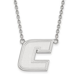 UT Chattanooga Mocs Large Pendant Necklace in Sterling Silver 6.32 gr