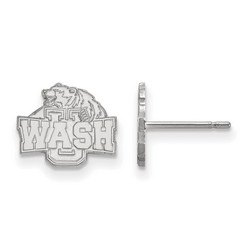 Washington University in Saint Louis Bears XS Post Earrings in Sterling Silver