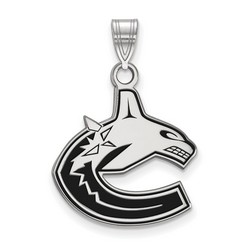 Vancouver Canucks Large Pendant in Sterling Silver 2.65 gr