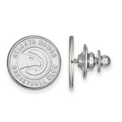 Atlanta Hawks Lapel Pin in Sterling Silver 1.94 gr
