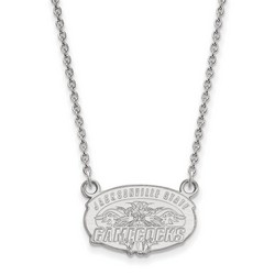 Jacksonville State University Gamecocks Small Sterling Silver Pendant Necklace