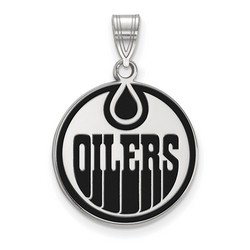 Edmonton Oilers Large Pendant in Sterling Silver 3.18 gr