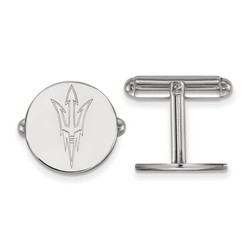 Arizona State University Sun Devils Cuff Link in Sterling Silver 7.25 gr