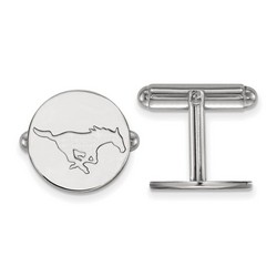 Southern Methodist University SMU Mustangs Cuff Link in Sterling Silver 7.05 gr