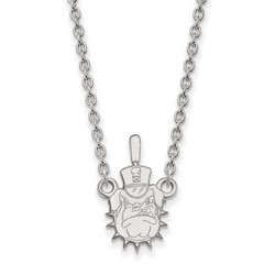 The Citadel Bulldogs Large Pendant Necklace in Sterling Silver 4.64 gr