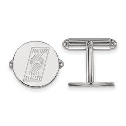 Portland Trail Blazers Cuff Link in Sterling Silver 7.34 gr