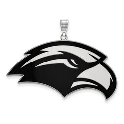 Southern Mississippi Golden Eagles XL Pendant in Sterling Silver 7.46 gr