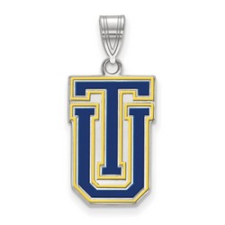 University of Tulsa Golden Hurricane Large Pendant in Sterling Silver 2.41 gr