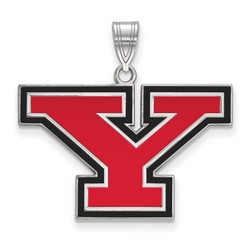 Youngstown State University Penguins Large Pendant in Sterling Silver 3.56 gr