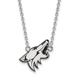 Phoenix Coyotes Large Pendant Necklace in Sterling Silver 5.20 gr