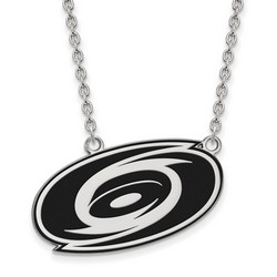 Carolina Hurricanes Large Pendant Necklace in Sterling Silver 8.08 gr