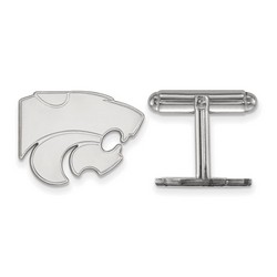 Kansas State University Wildcats Cuff Link in Sterling Silver 7.97 gr