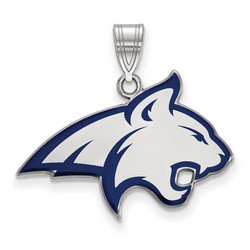 Montana State University Bobcats Large Pendant in Sterling Silver 2.63 gr