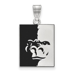 Pittsburg State University Gorillas Large Pendant in Sterling Silver 3.16 gr