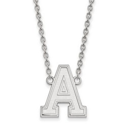 USMA West Point Army Black Knights Large Sterling Silver Pendant Necklace