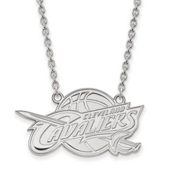 Cleveland Cavaliers Large Pendant Necklace in Sterling Silver 7.88 gr