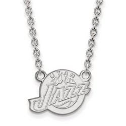 Utah Jazz Large Pendant Necklace in Sterling Silver 5.03 gr