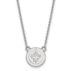 Winnipeg Jets Small Pendant Necklace in Sterling Silver 3.22 gr