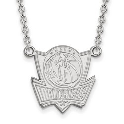 Dallas Mavericks Large Pendant Necklace in Sterling Silver 5.97 gr