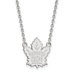 Toronto Maple Leafs Large Pendant Necklace in Sterling Silver 5.09 gr