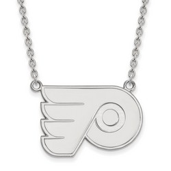 Philadelphia Flyers Large Pendant Necklace in Sterling Silver 8.25 gr