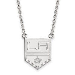 Los Angeles Kings Large Pendant Necklace in Sterling Silver