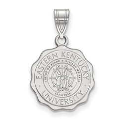 Eastern Kentucky University Colonels Sterling Silver Crest Pendant 2.17 gr