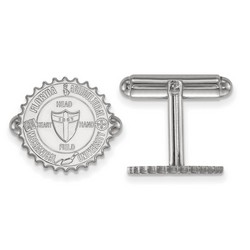 Florida A&M University Rattlers Crest Cuff Link in Sterling Silver 6.87 gr