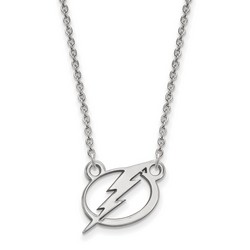 Tampa Bay Lightning Small Pendant Necklace in Sterling Silver 2.69 gr