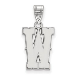University of Wyoming Cowboys Medium Pendant in Sterling Silver 1.79 gr