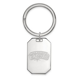 San Antonio Spurs Key Chain in Sterling Silver 5.50 gr