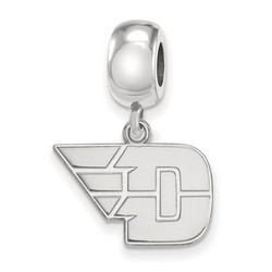 University of Dayton Flyers Small Dangle Bead in Sterling Silver 3.47 gr