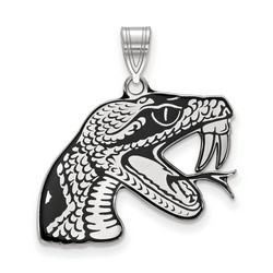 Florida A&M University Rattlers Large Pendant in Sterling Silver 3.37 gr