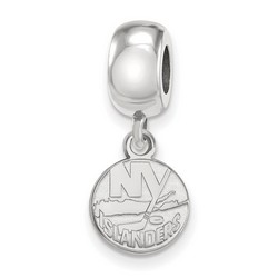 New York Islanders XS Dangle Bead Charm in Sterling Silver 3.04 gr